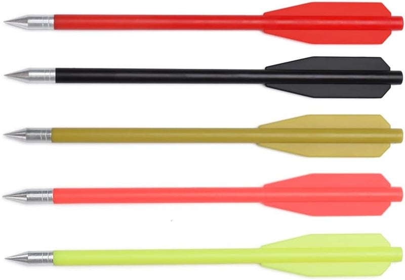 TY Archery 60PCS 6.3 Inch 50-80LB Mini Archery Crossbow Bolts Set with Sharp Metal Tip, Reusable Durable Arrow Dart for Shooting Target Practice, Outdoor Fishing, Small Hunting Game - Image 3